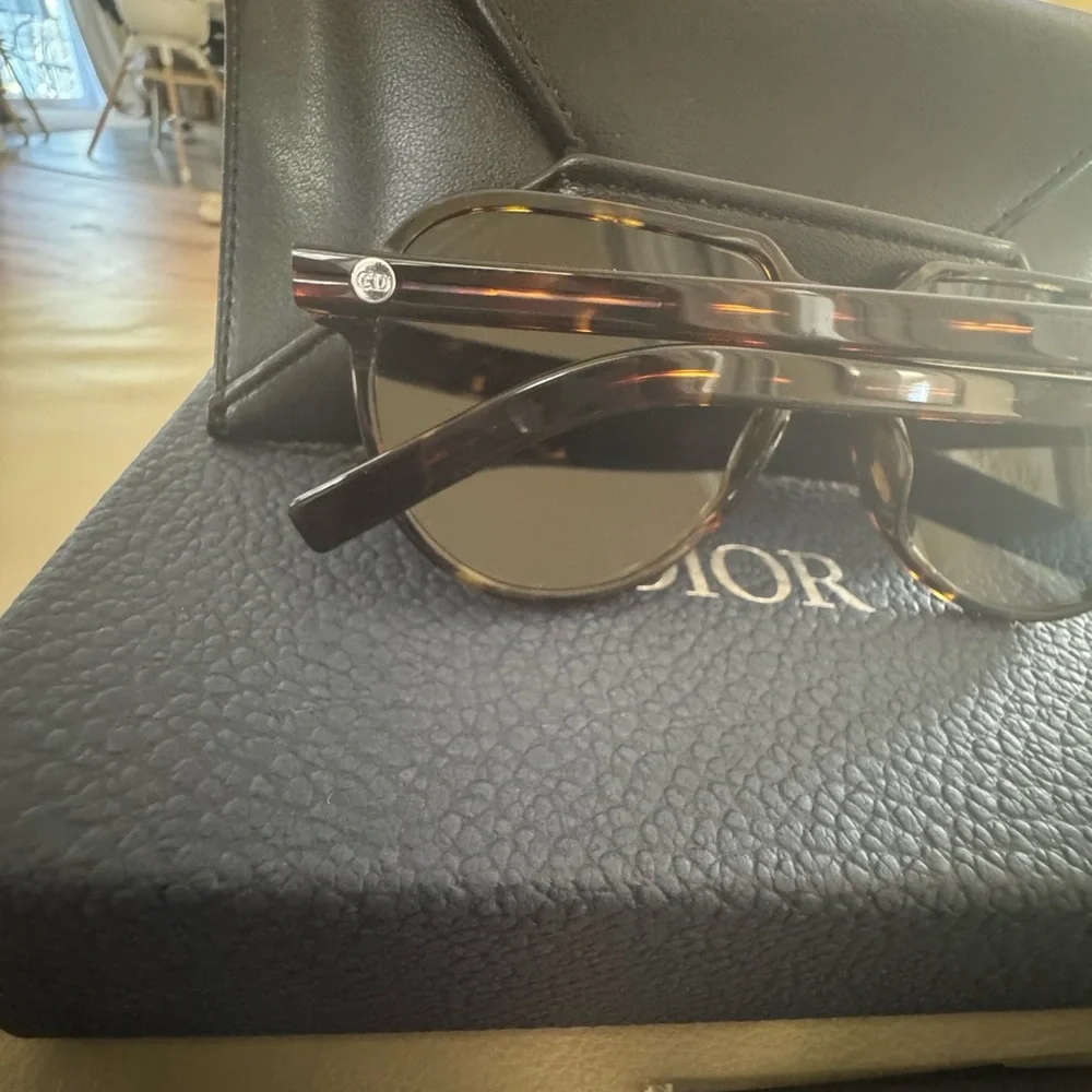 Dior Black Aviator Sunglasses